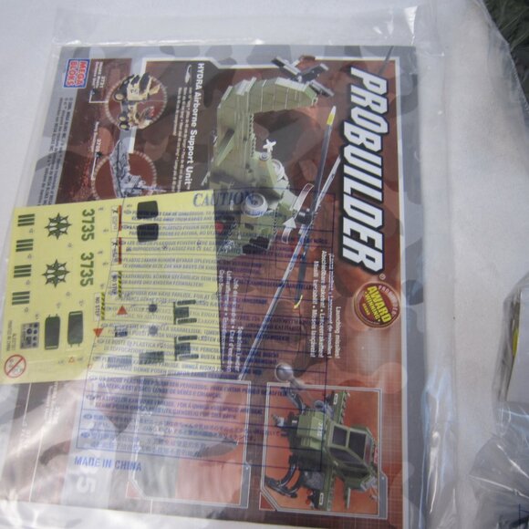 Mega Bloks Pro Builder #3735 Hydra Airborne Support Unit -NEW(Other: Box Damage) - Picture 10 of 14